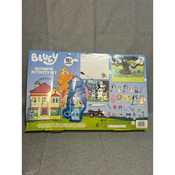 Bluey Ultimate Activity Set Kids OS Multi 4-in-1 SlimySand Felt Magnetic Puzzle - Picture 5 of 13